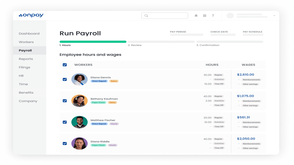 Onpay Payroll Software