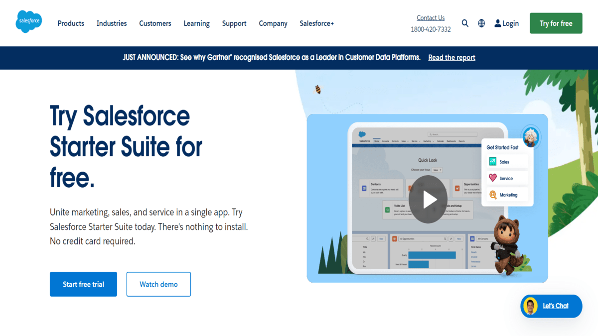 Salesforce Homepage