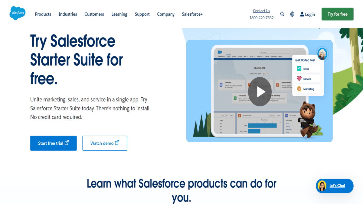 Salesforce Homepage