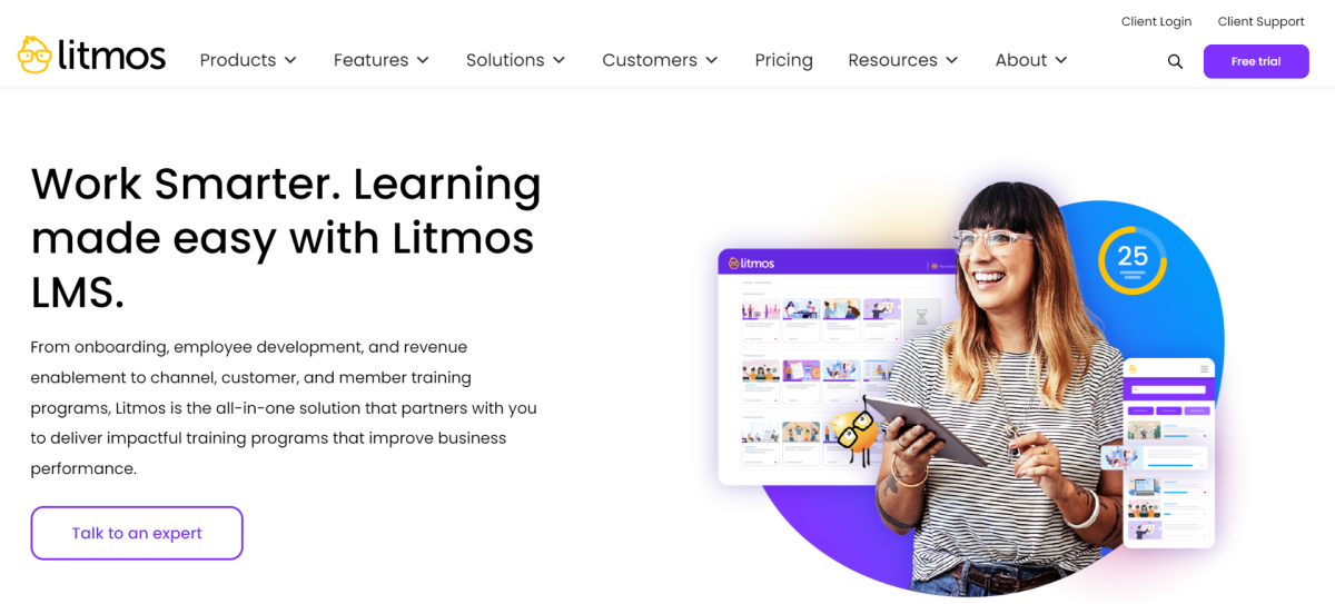 Litmos Homepage