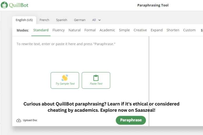 Is Paraphrasing Tools Like QuillBot Cheating?