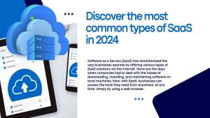 Discover The Most Common Types of SaaS in 2024