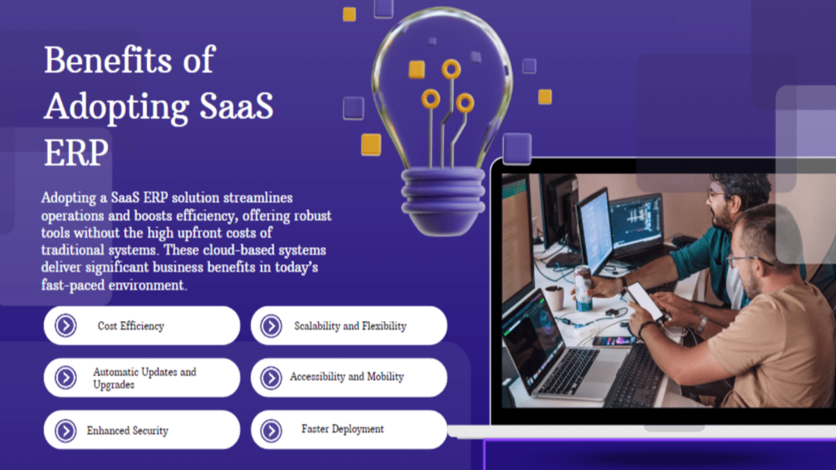 Benefits of SaaS ERP