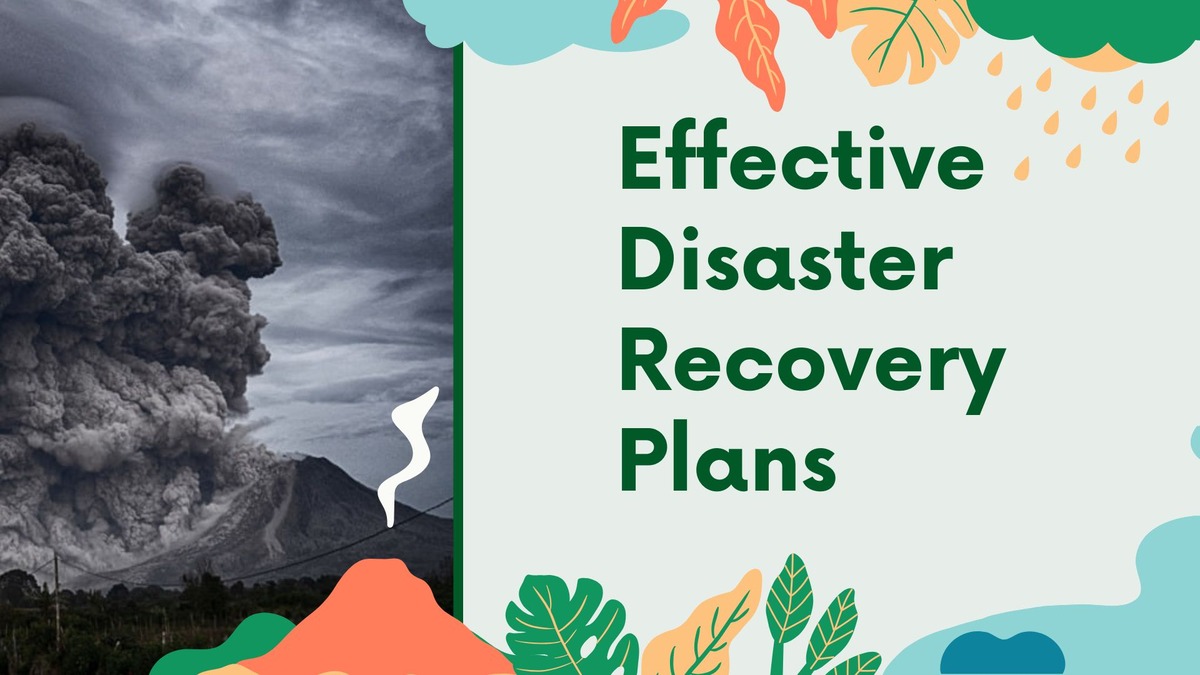 Effective Disaster Recovery Plans