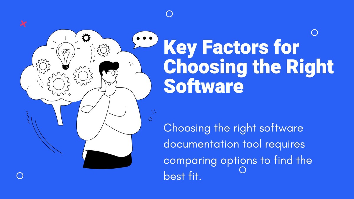 Choosing the right software