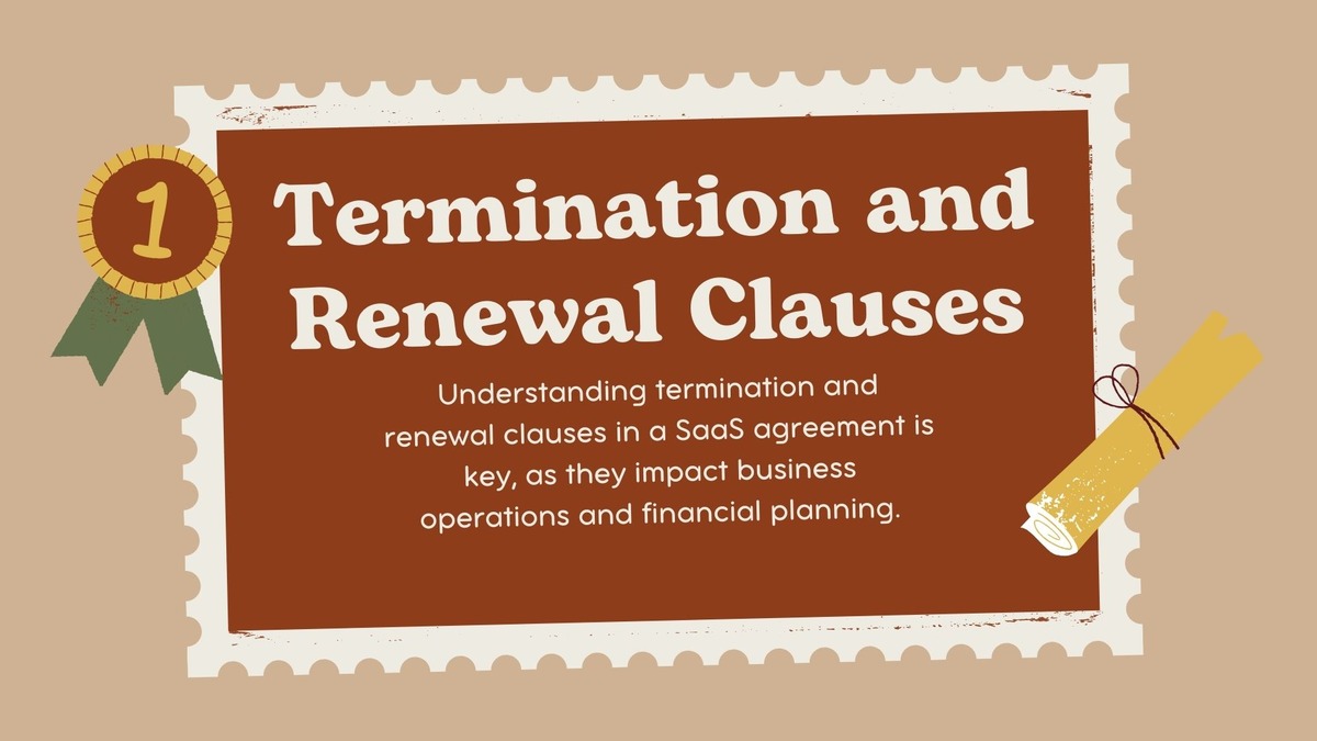 Termination and Renewal Clauses