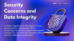 Security concern and data integrity